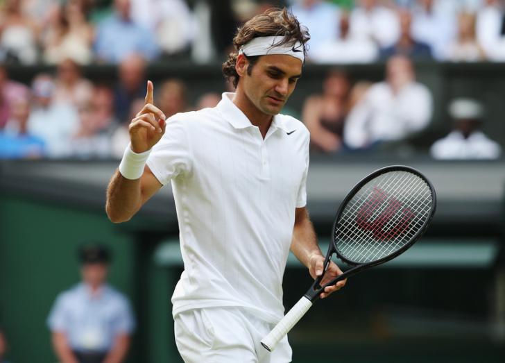 Roger Federer cruised in Round 1 at Wimbledon